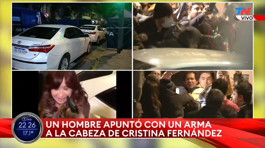 cristina intento de asesinato