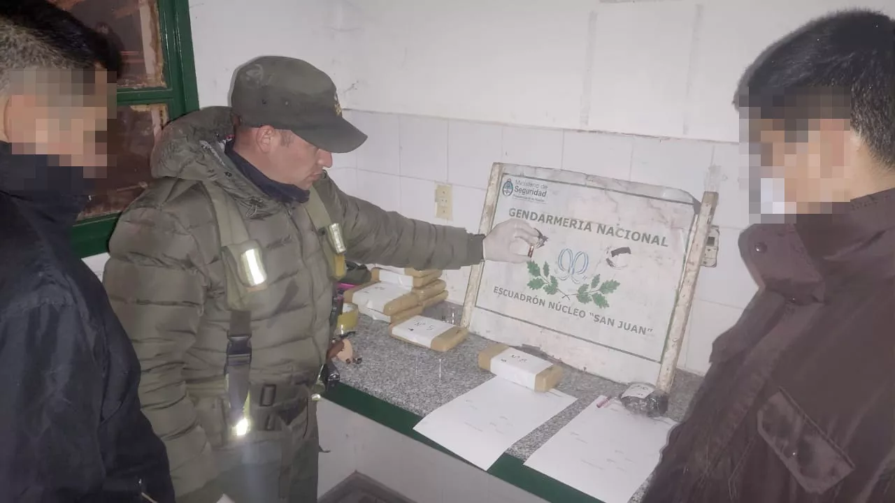 gendarmeria san carlos droga