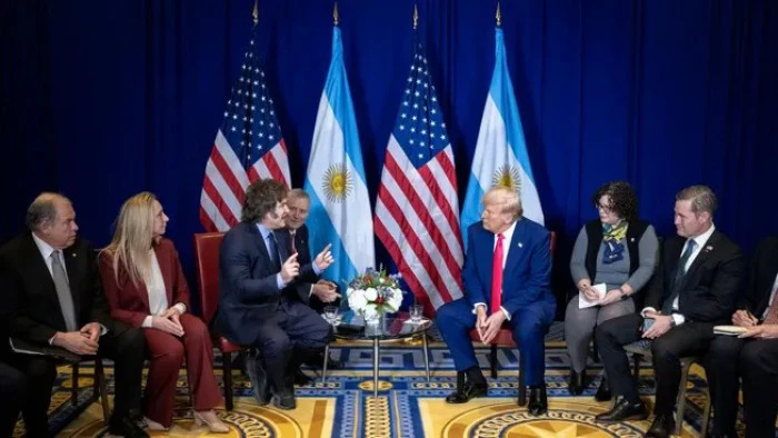 delegacion milei trump