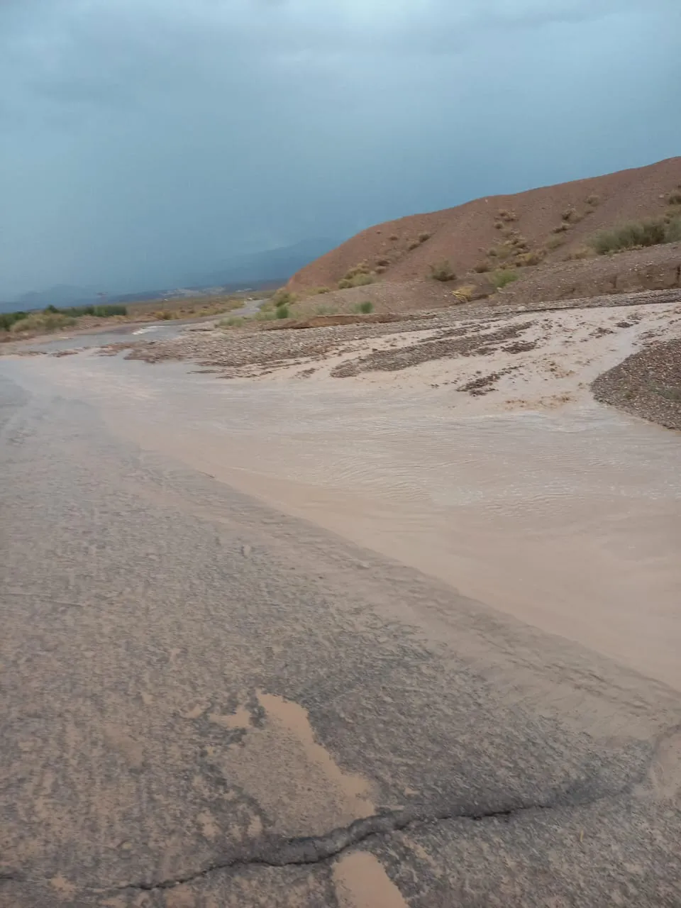 corte ruta alud agua lluvias calingasta 