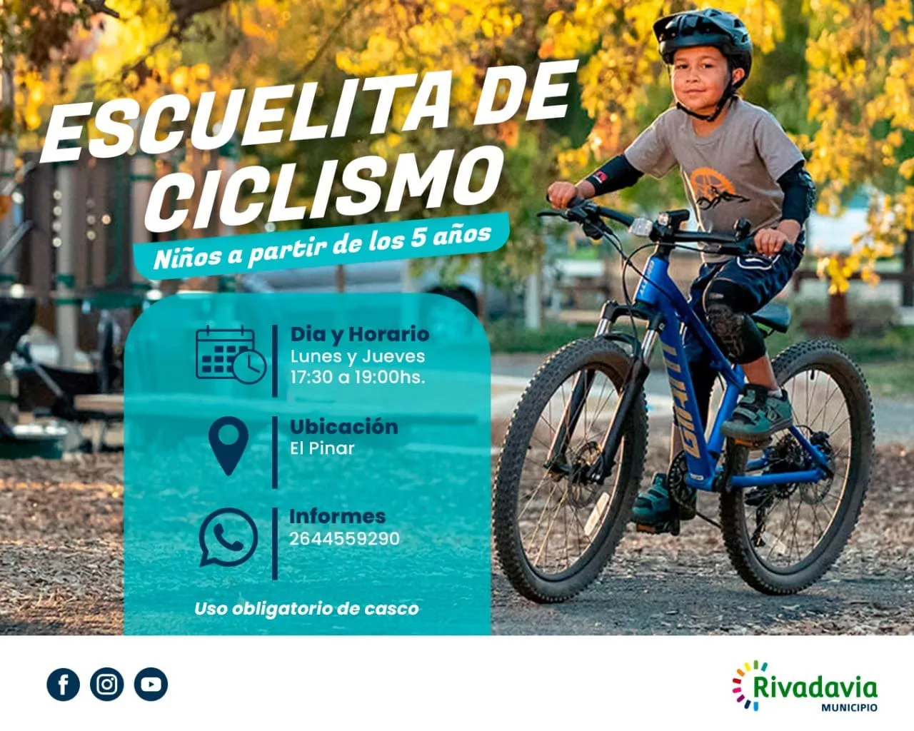 rivadavia escuelita de ciclismo