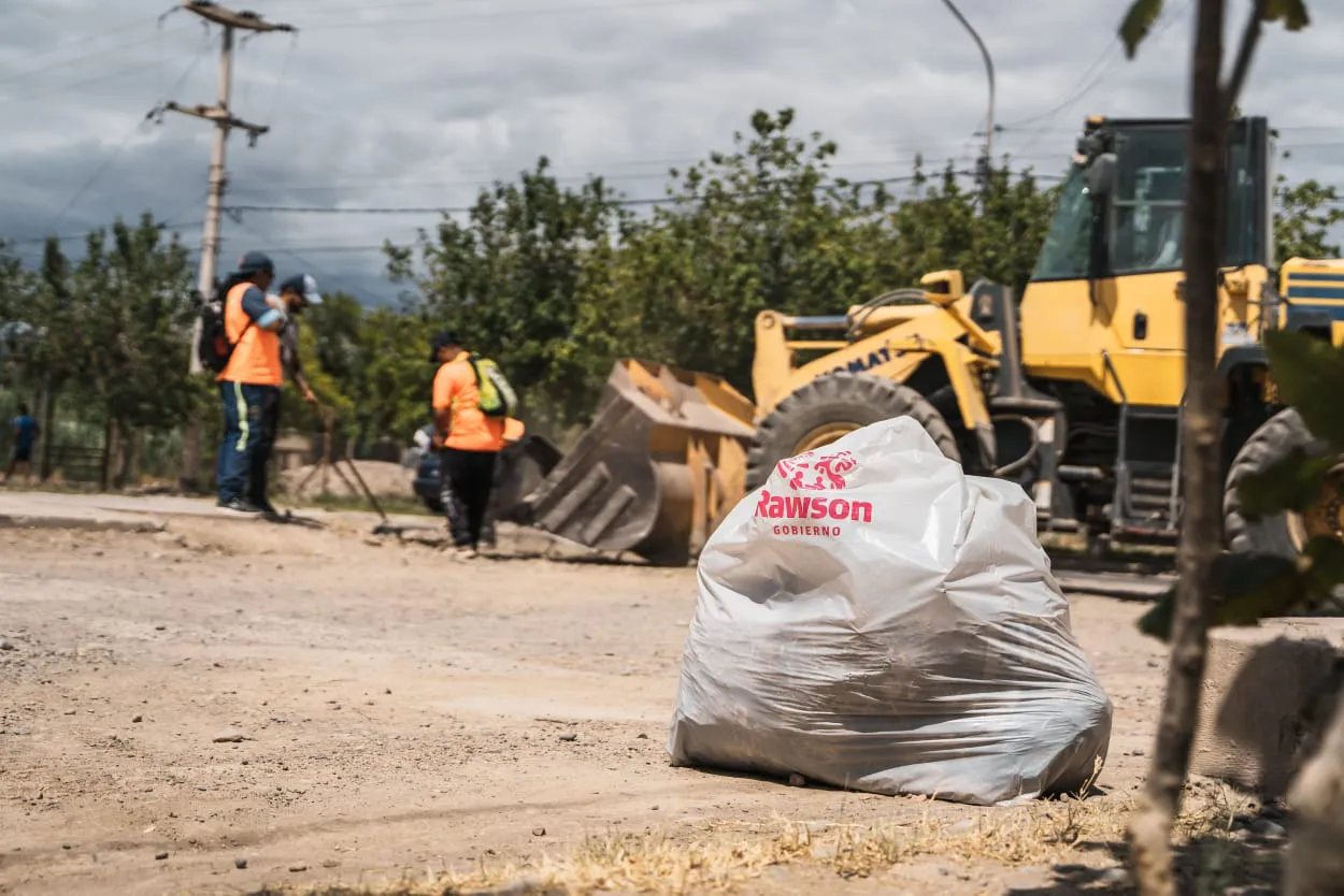 Rawson - limpieza obras